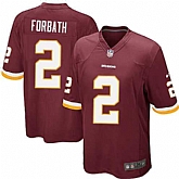 Nike Men & Women & Youth Redskins #2 Forbath Red Team Color Game Jersey,baseball caps,new era cap wholesale,wholesale hats